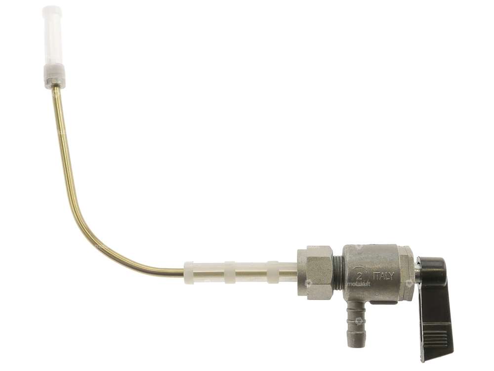 OMG fuel tap horizontal M12x1 (with union nut) bottom outgoing | Piaggio Ciao Carousel Image 2