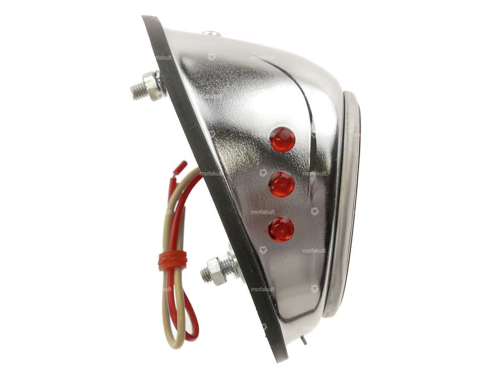 GPO rear light with chrome base Carousel Image 3