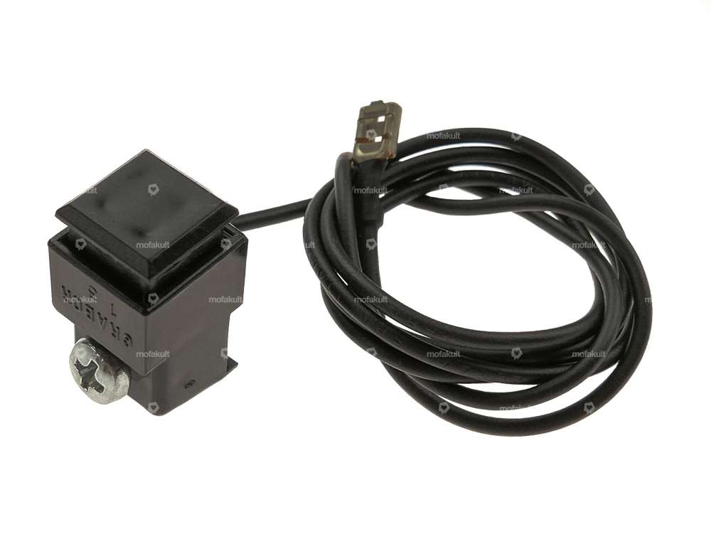 Knopf Hupe schwarz | Piaggio Ciao, SI, Bravo, Boxer Carousel Image 1