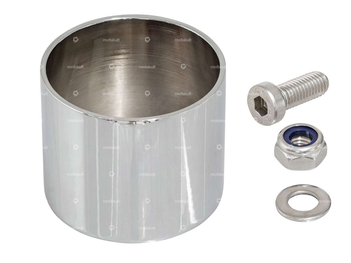 66HEROES Godet tachymètre Ø 60 mm Chrome Carousel Image 1