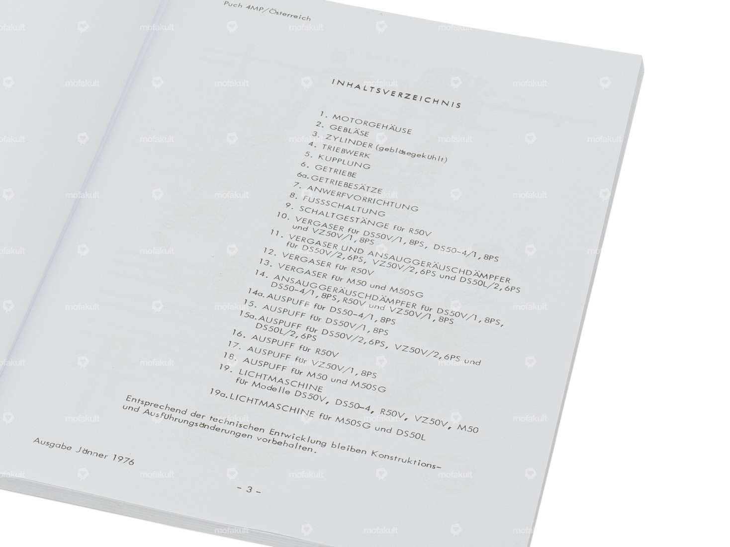 Catalogue de pièces détachées | Puch DS50, R50, VZ50, M50 (AT) Carousel Image 2