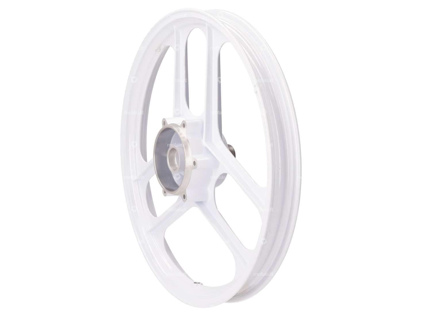 Grimeca alloy rim 16" white (3/6 spoke) rear | Pony Cross 521 Carousel Image 1