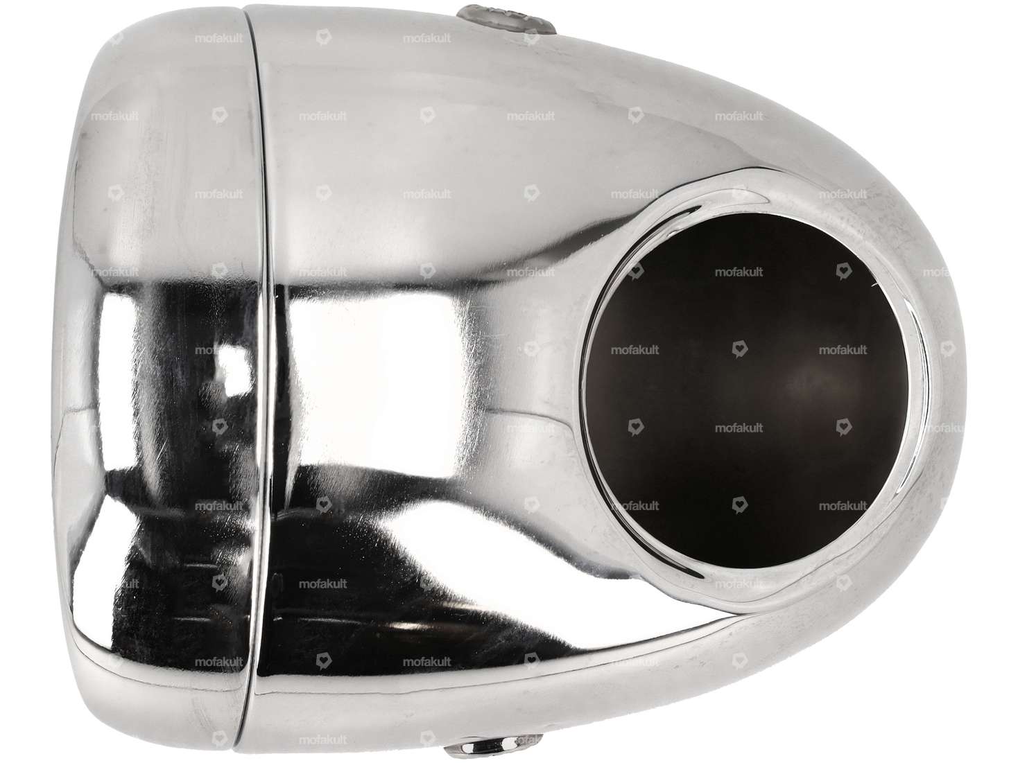 GUIA egg lamp Ø 13 cm chrome (with spoiler) Carousel Image 2