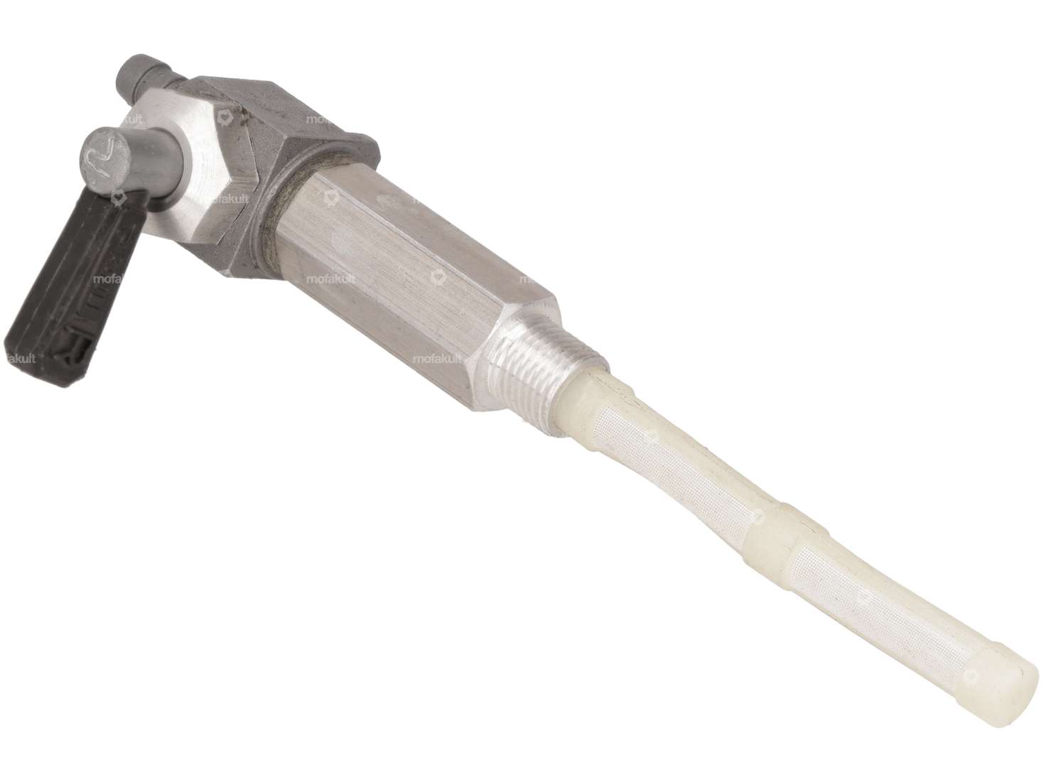 Robinet d'essence vertical M10x1 (à visser) sortant vers le bas NOS | Fantic Issimo Carousel Image 3