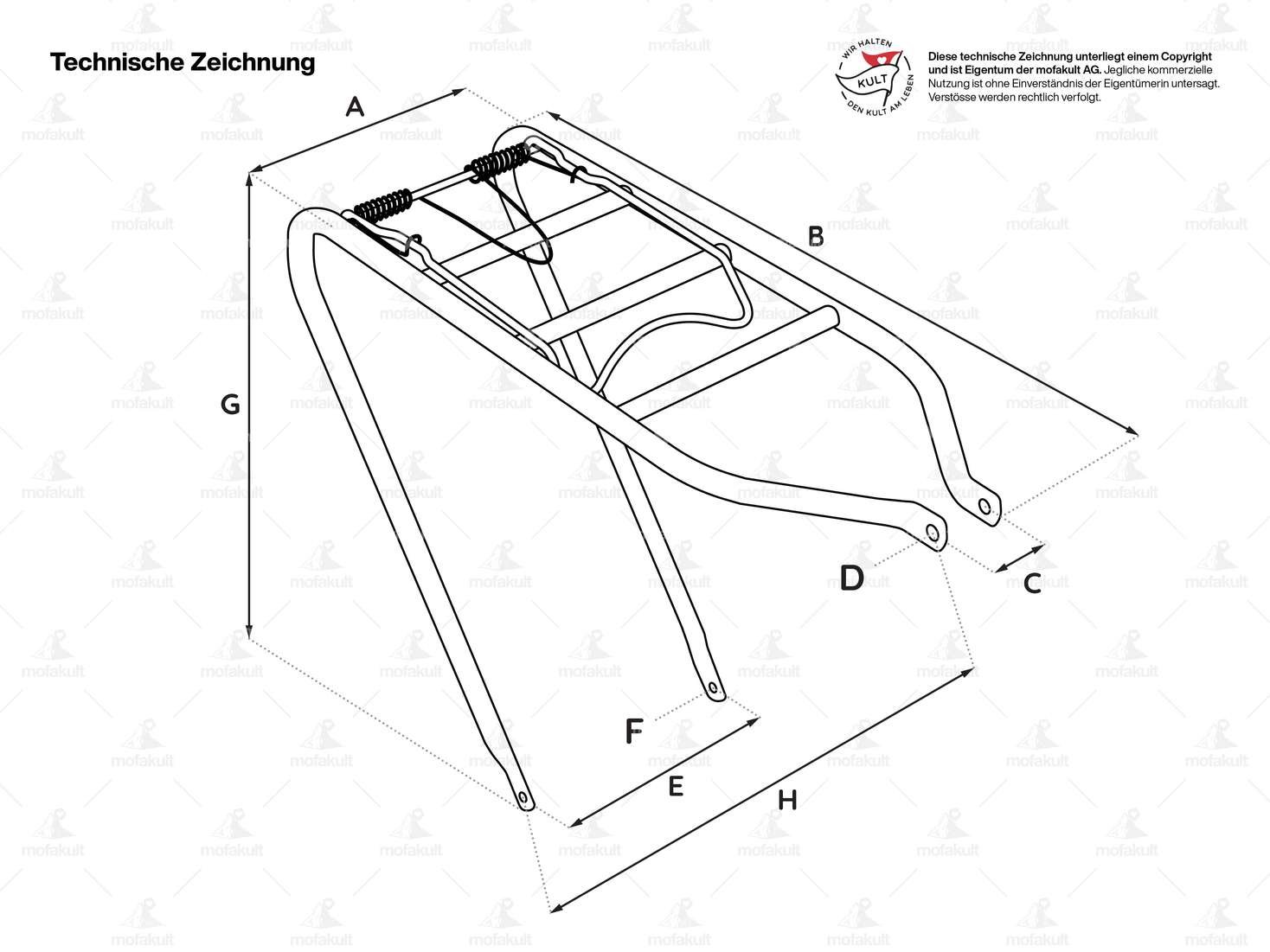 Portapacchi GPO 19" (ESGE) cromo | Sachs Carousel Image 3