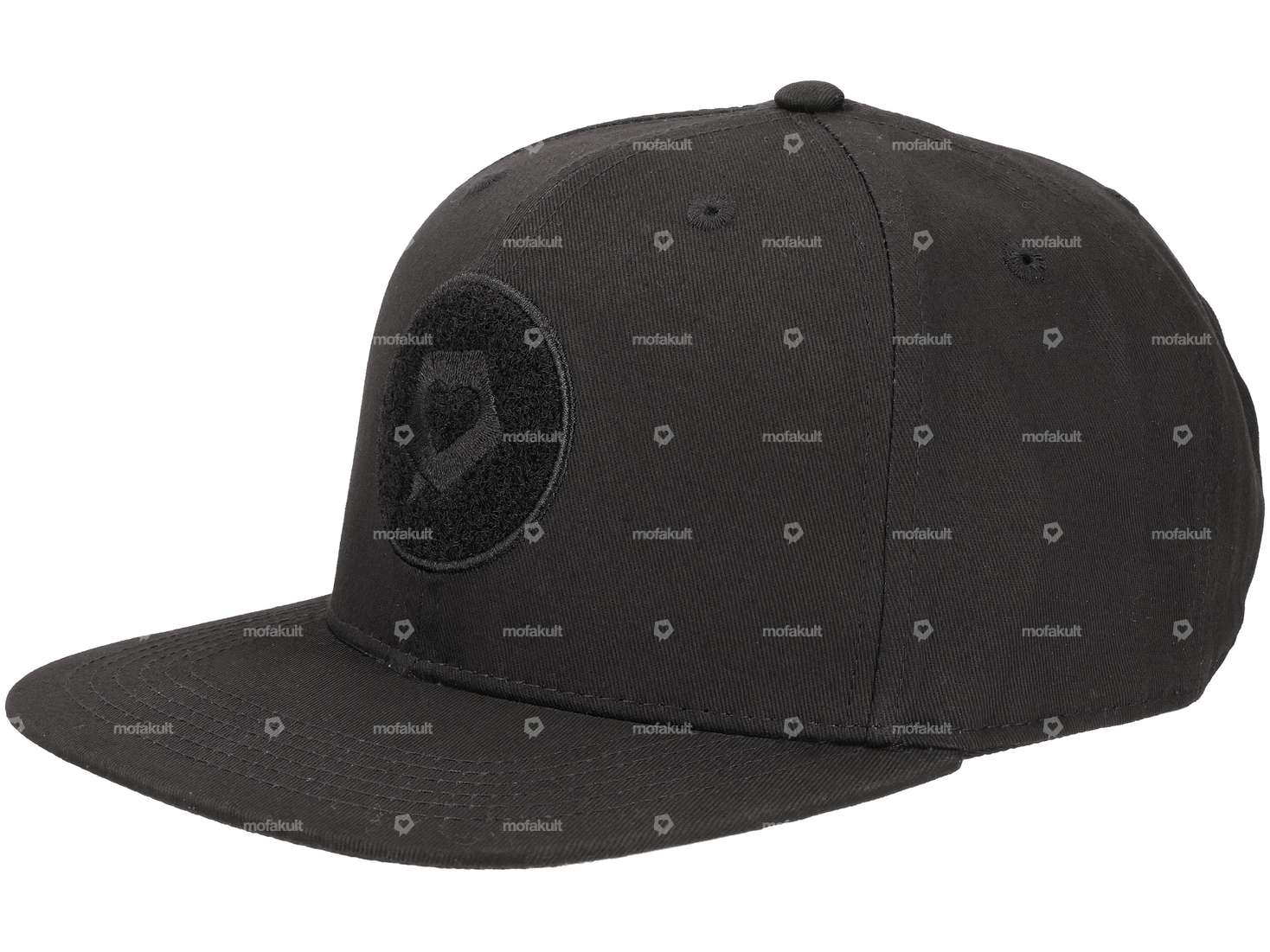 mk-Merch Cappello in velcro "Cuore" nero Carousel Image 1