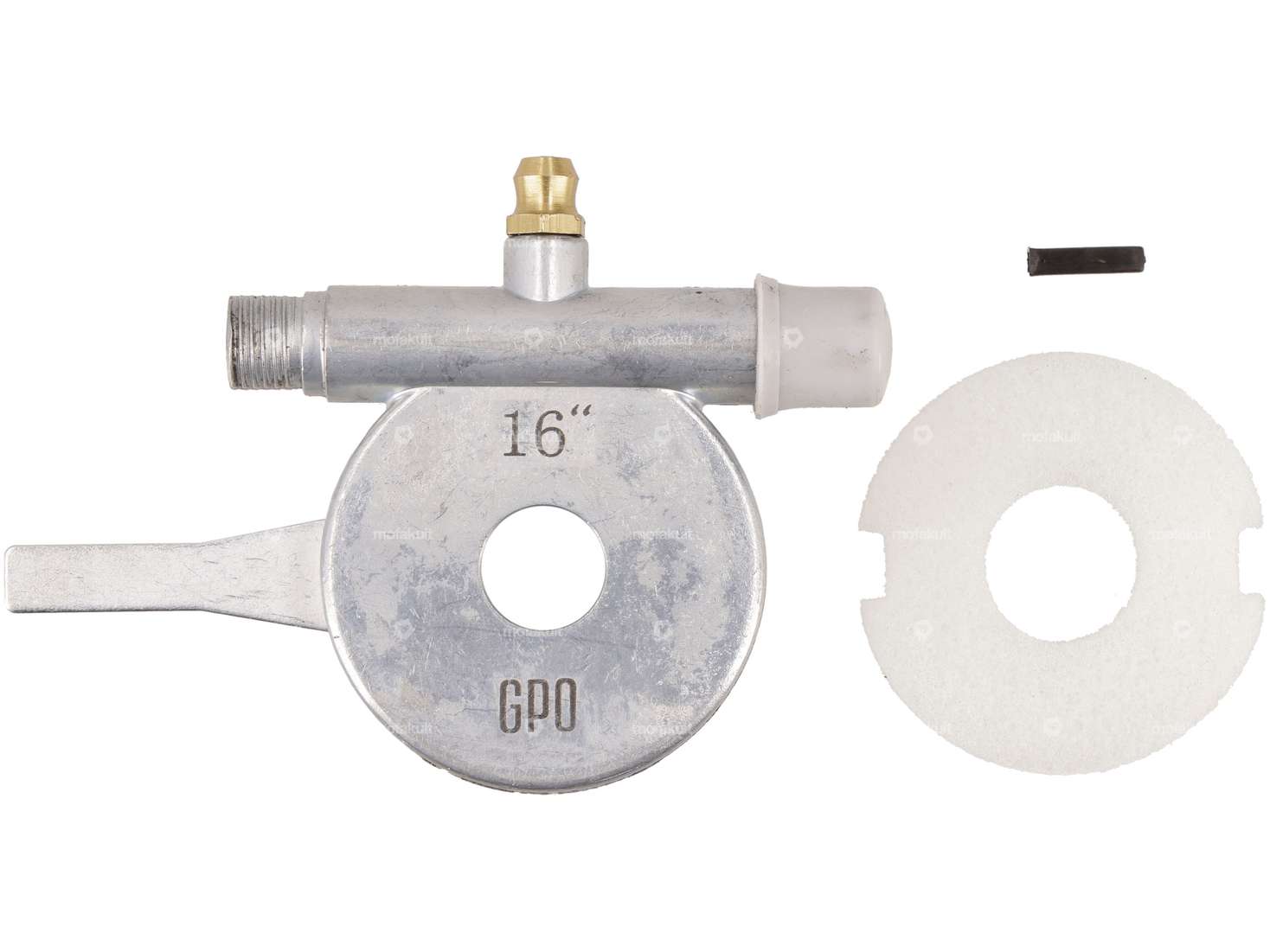 GPO speedometer drive 16" bracket with grease nipple axle 11 mm Carousel Image 1