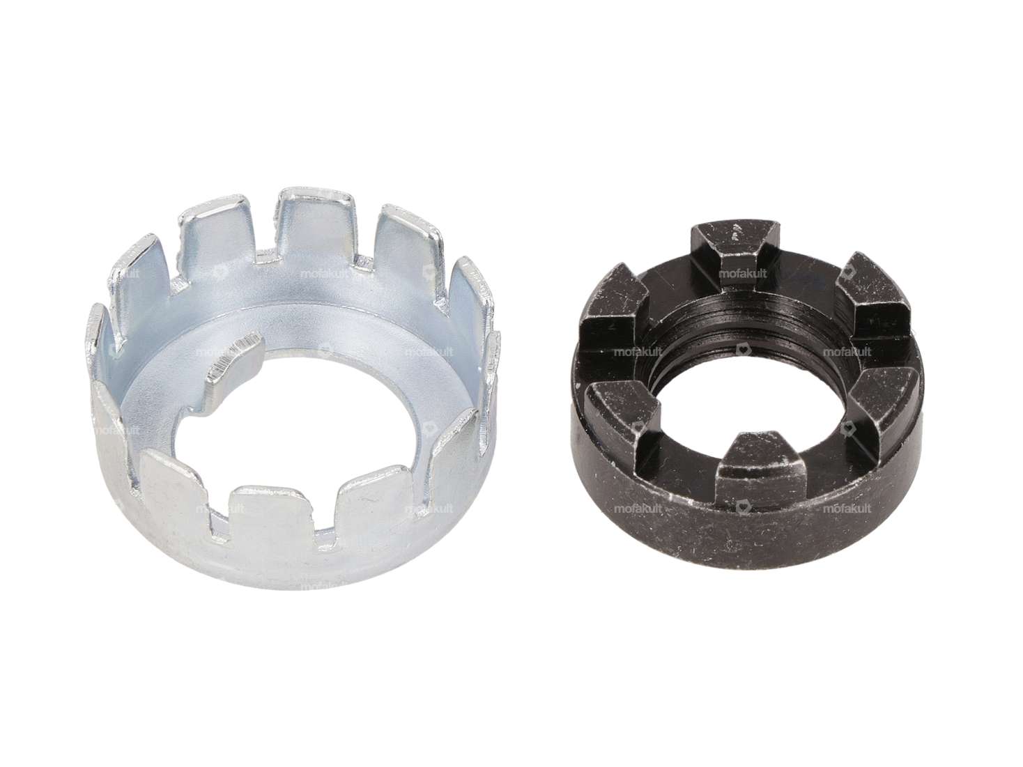 CIF Kronenmutter & Sicherungskorb Kupplung | Vespa Largeframe, Wideframe Carousel Image 1