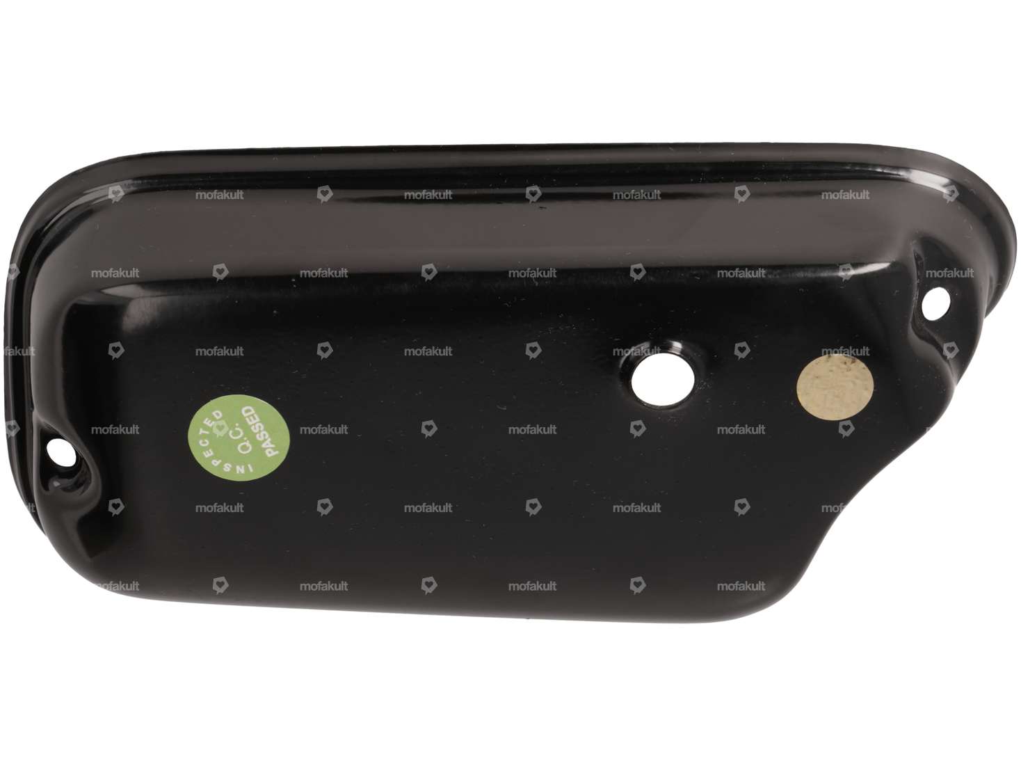 Coperchio carter carburatore nero senza lubrificazione separata | Vespa Largeframe Carousel Image 1