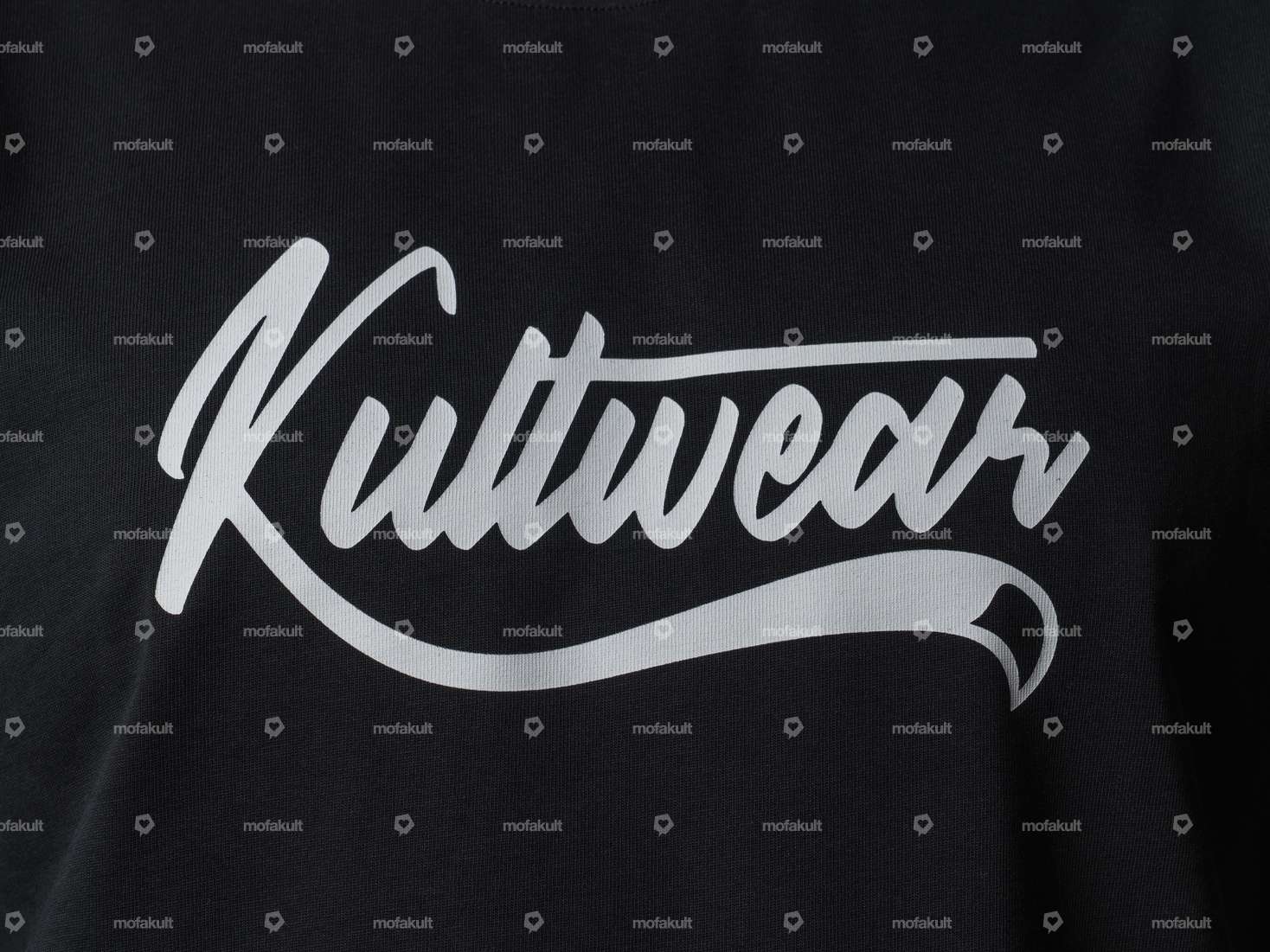 KULTWEAR T-Shirt «Crew» schwarz / weiss Carousel Image 3