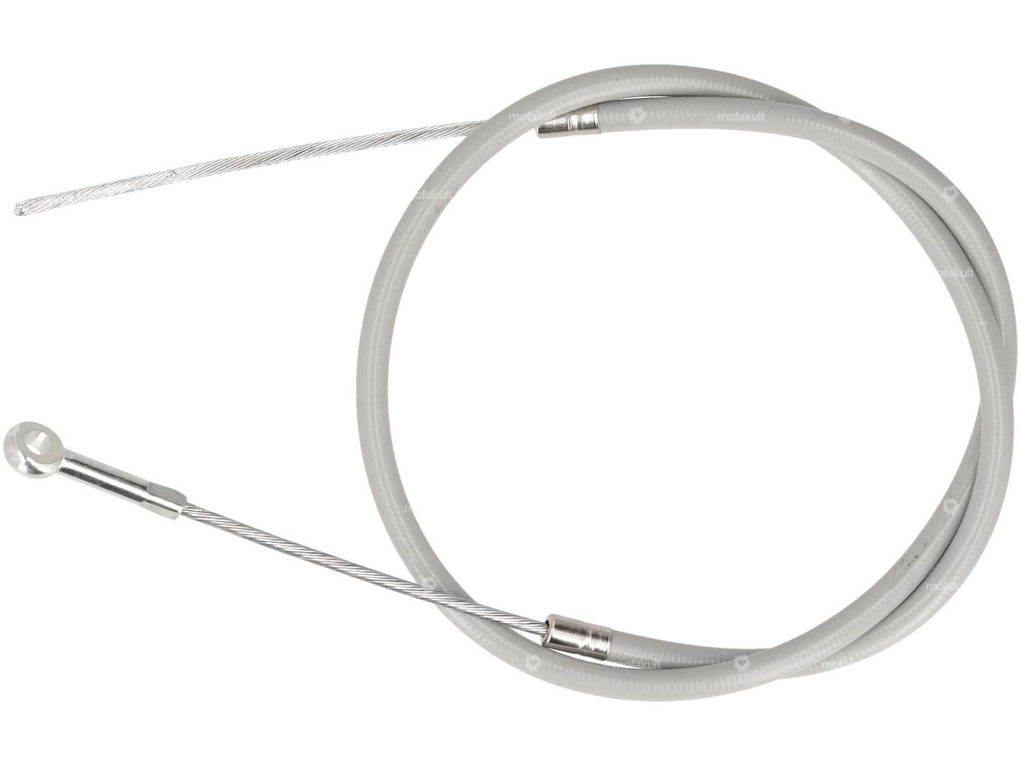 BGM brake cable (with eyelet) rear with cover gray | Vespa PX Carousel Image 1