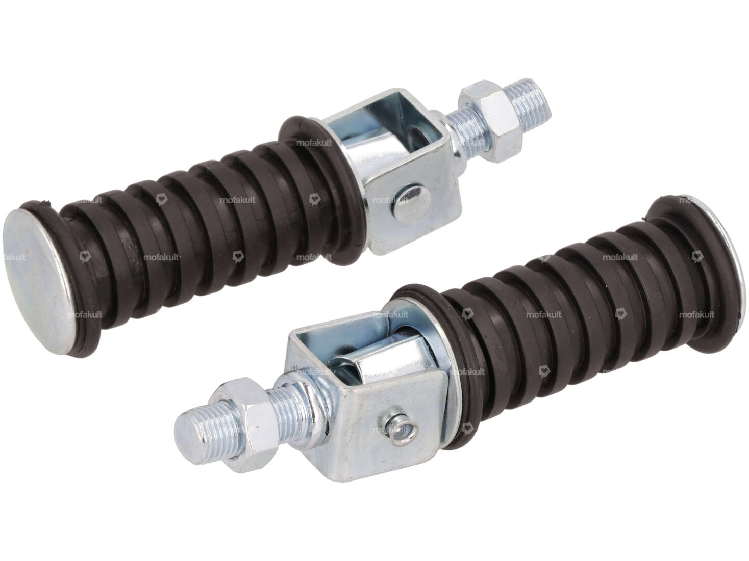 Fussrasten einklappbar rund (mit Gewinde) Carousel Image 1