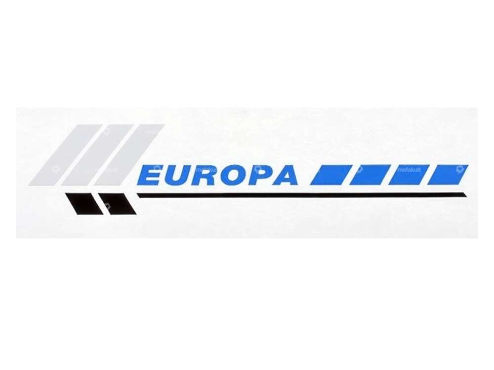 Autocollant "EUROPA" 128 x 38 mm | Piaggio SI Carousel Image 1