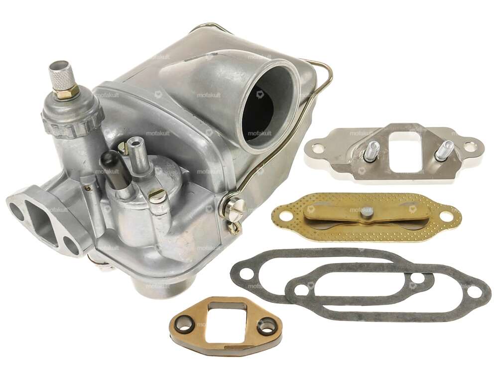 Vergaser-Set 17 mm Bing SSB inkl. CNC Zwischenflasch Carousel Image 1