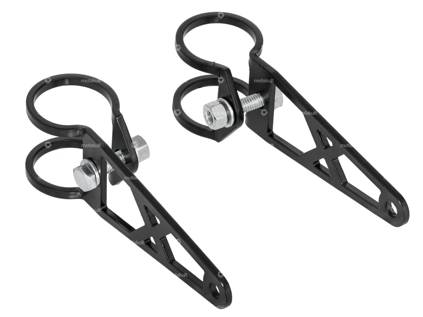 EBR Lampenhalterungen Ø 28 mm «X» schwarz Carousel Image 1