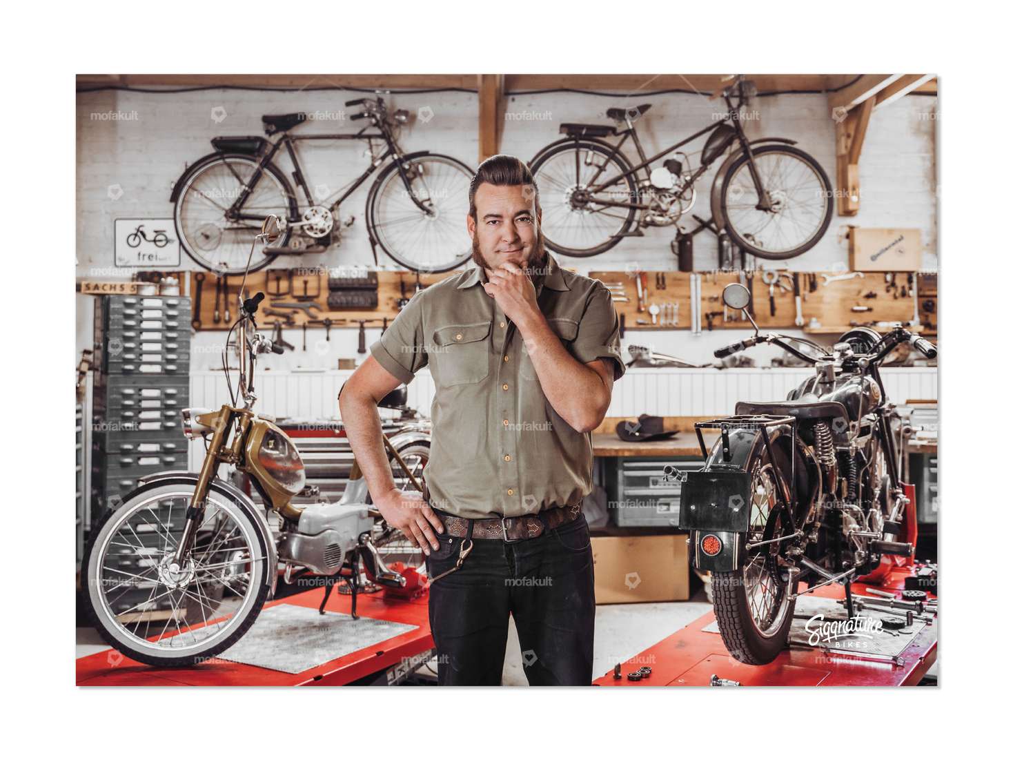 Manifesto di siglatura "Workshop" DIN A2 Carousel Image 1