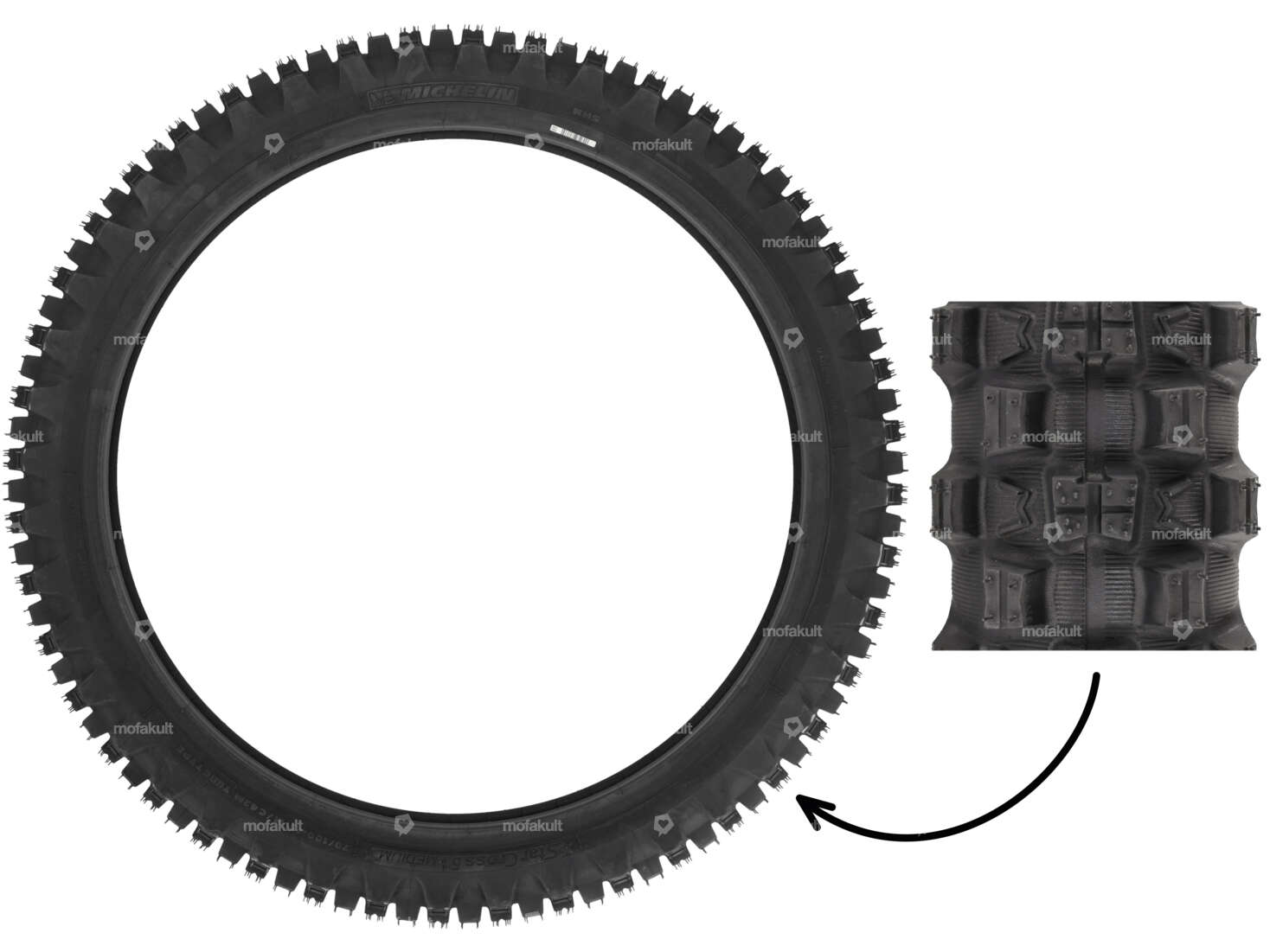 Pneus Michelin 70/100 x 19" STARCROSS 5 Motocross Carousel Image 1