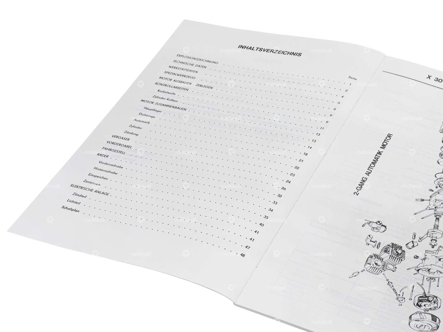 Istruzioni per la riparazione | Puch X30 2 marce automatico (ZA50) Carousel Image 2