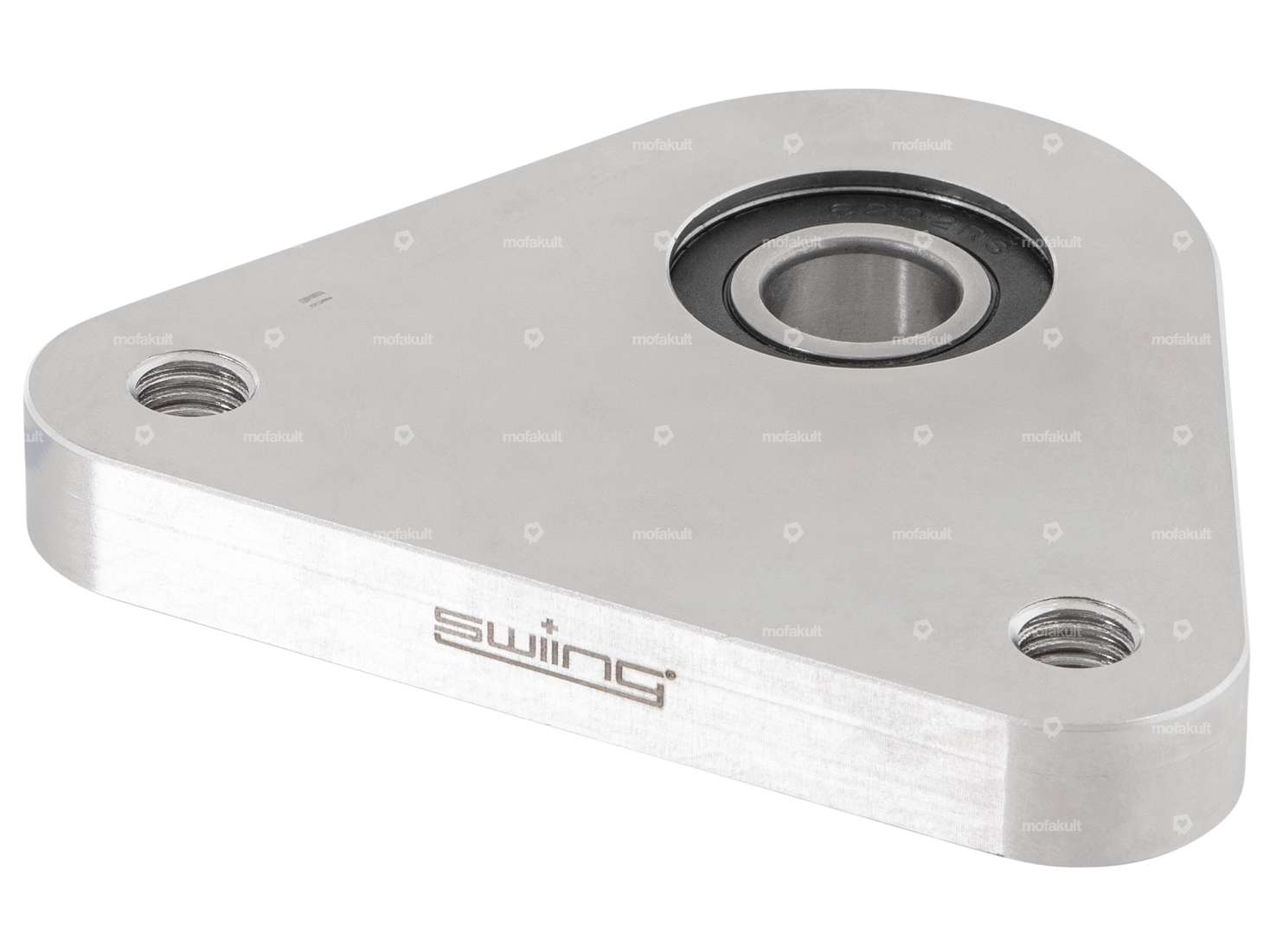 swiing® ingegnosa piastra portante triangolare Inox | Piaggio Ciao, SI, Bravo Carousel Image 2