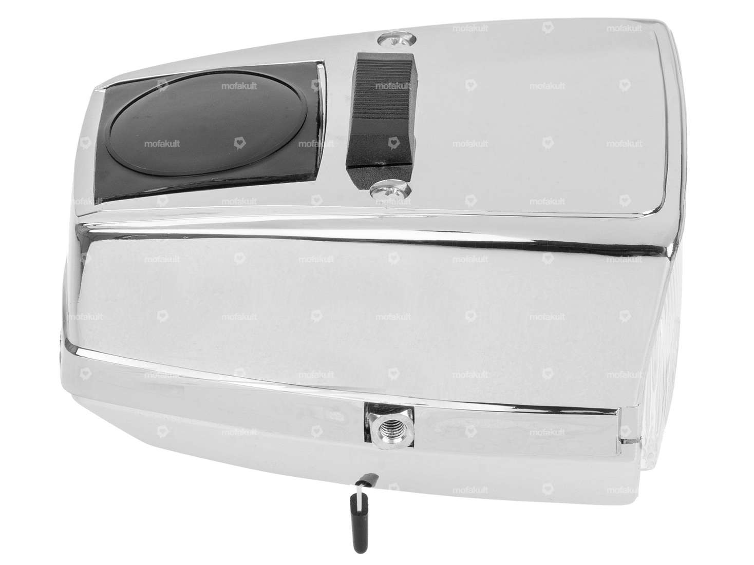 Phare GPO carré chromé avec interrupteur Carousel Image 4