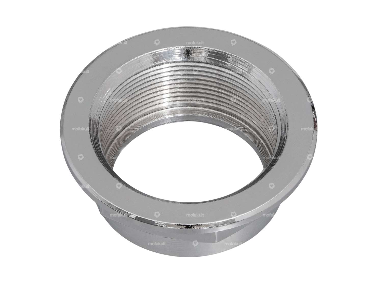 GPO Écrou de tige de fourche M26x1 ouvert Potence Chrome Carousel Image 2