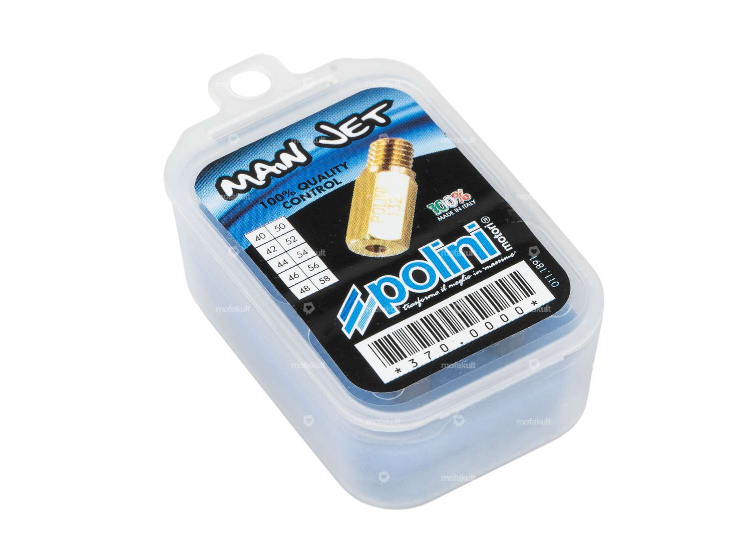 Polini set de gicleurs principaux (40 - 58) version longue CP, Keihin, Koso, PWK Carousel Image 3