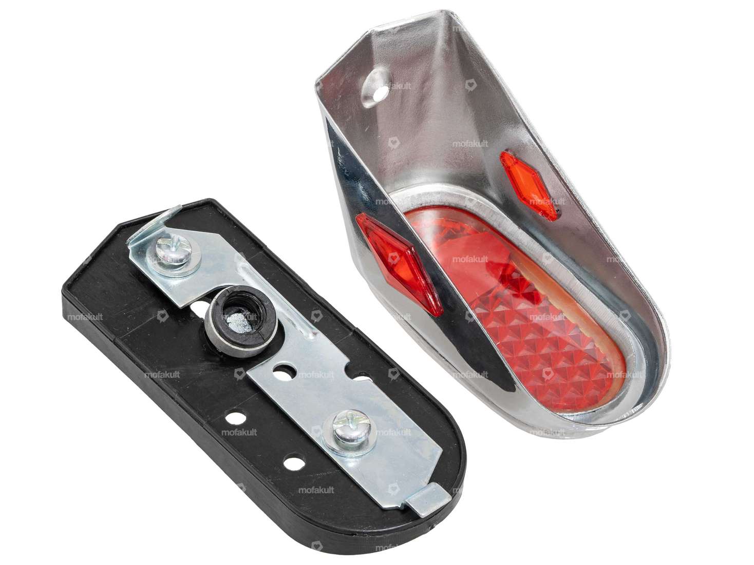 Tail light oval chrome Carousel Image 3