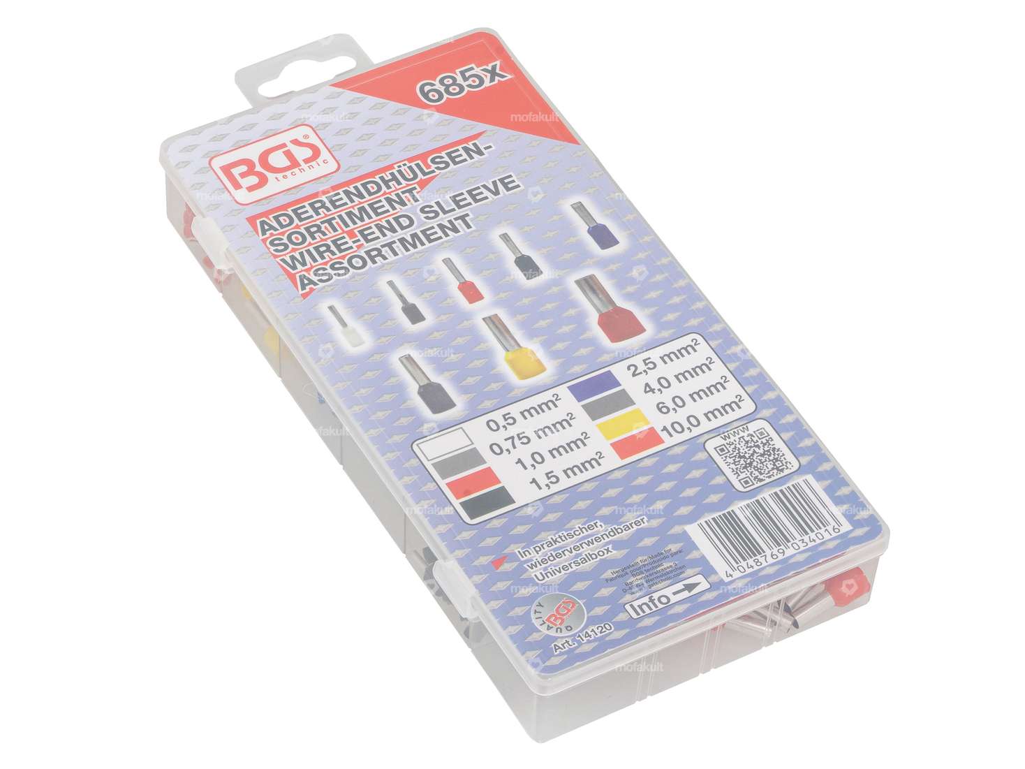 BGS Set d'embouts de câble isolés 685 pcs. Carousel Image 2