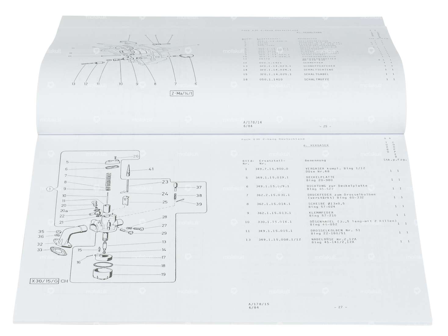 Catalogue de pièces détachées | Puch X30 Turbo Chopper (DE) Carousel Image 3