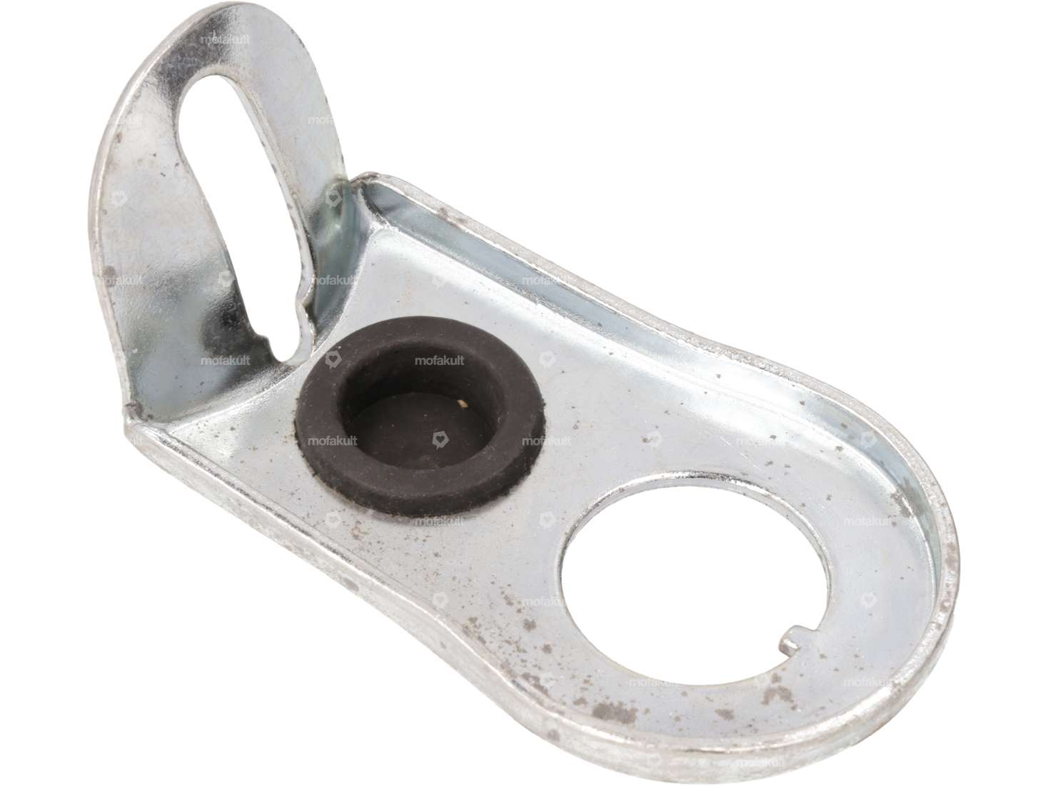 Union Eierlampe Ø 103 mm avec interrupteur (fixation centrale) argent NOS Carousel Image 5