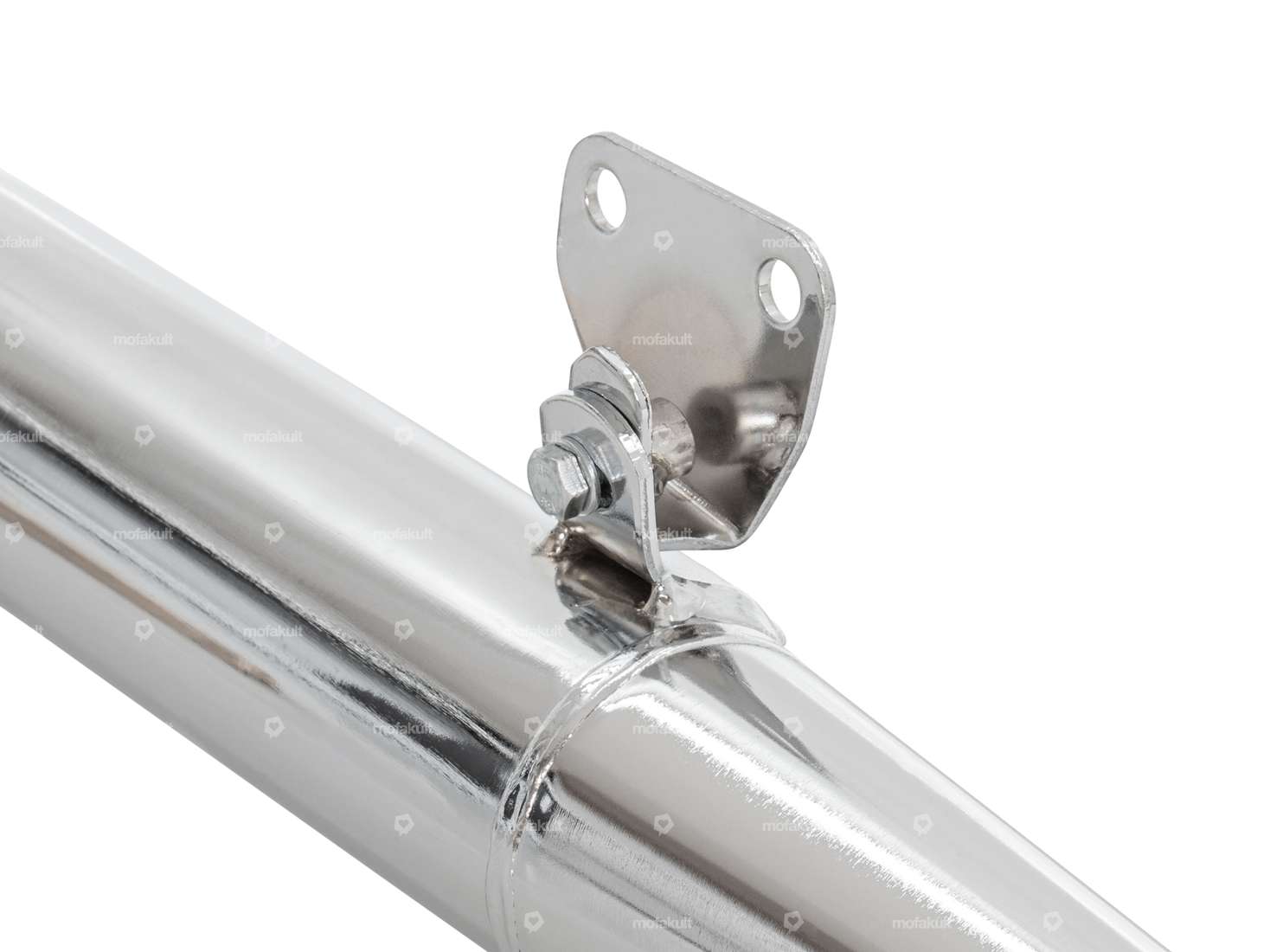 Exhaust sidepipe 28 mm chrome | Tomos A3, A35 Carousel Image 4