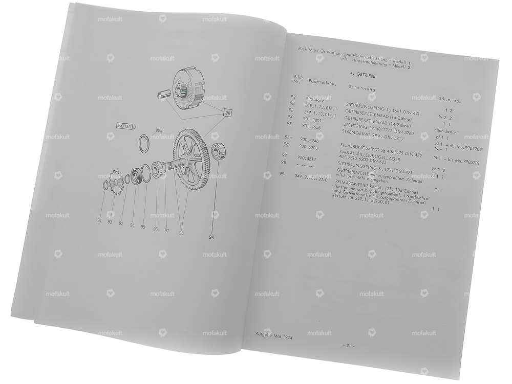 Catalogue de pièces détachées | Puch Maxi S, N (AT) Carousel Image 4