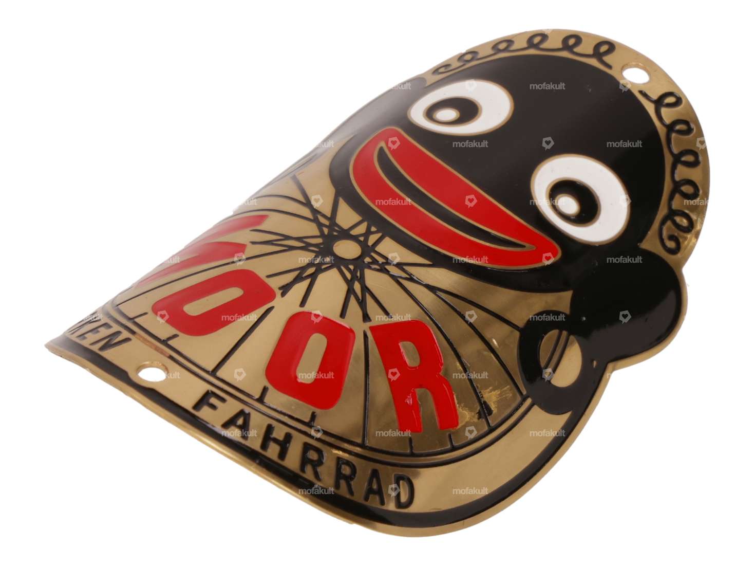 Targa del marchio "Moor" sul tubo di sterzo (curvo) Carousel Image 3