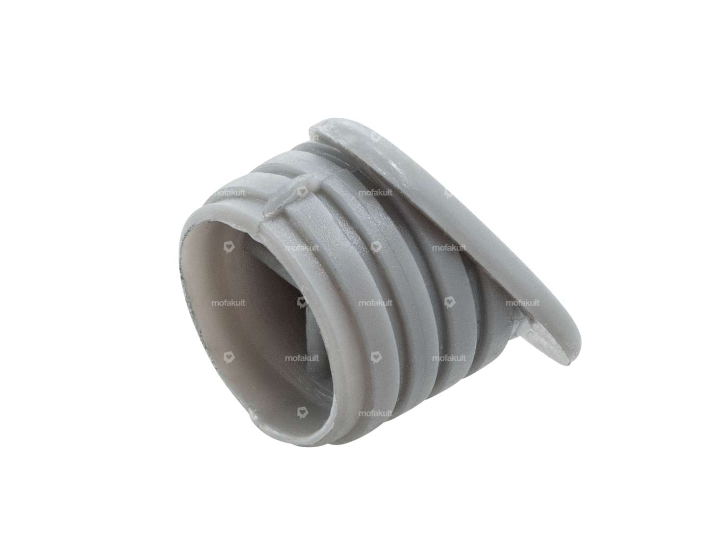 Tappo in gomma per attacco manubrio grigio Carousel Image 2