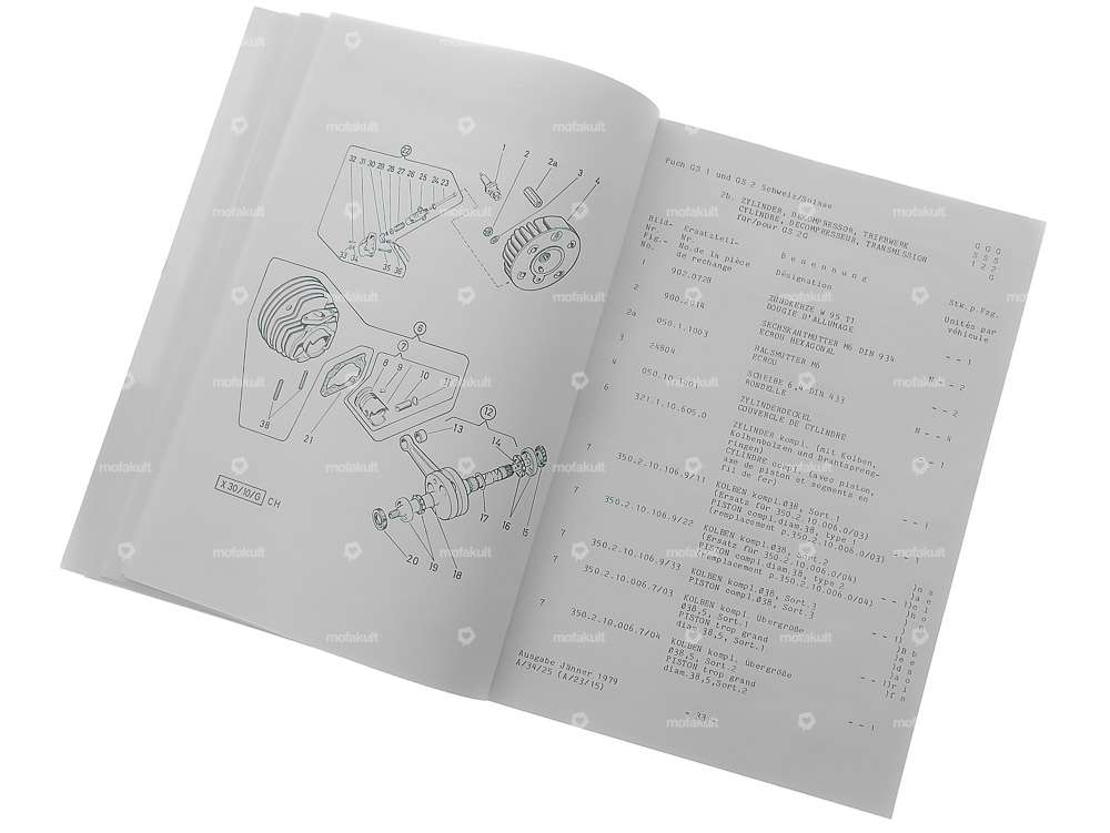 Catalogo ricambi | Puch Allegro GS1, GS2, GS2G Carousel Image 4