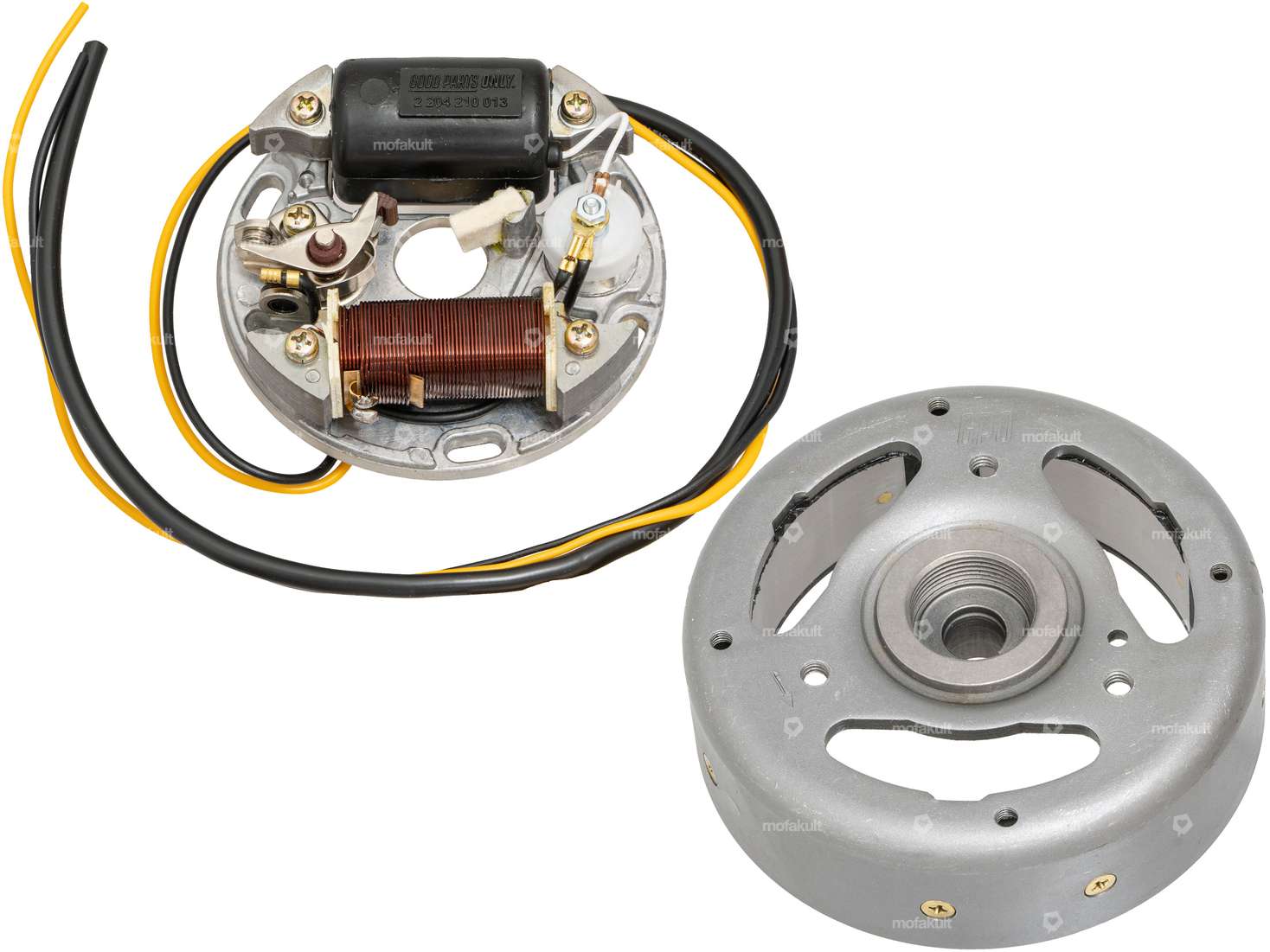 GPO Kit d'allumage 90 mm rupteur rotation à gauche 6V Carousel Image 1