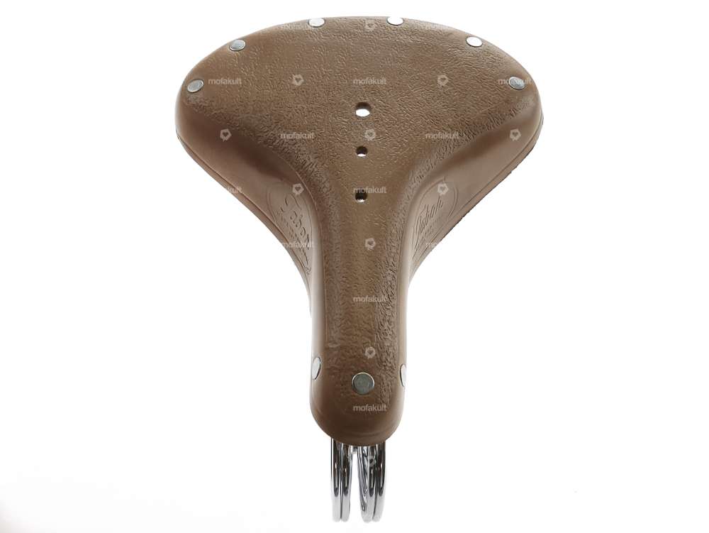 Tabor saddle leather barrel spring turned light brown Carousel Image 5