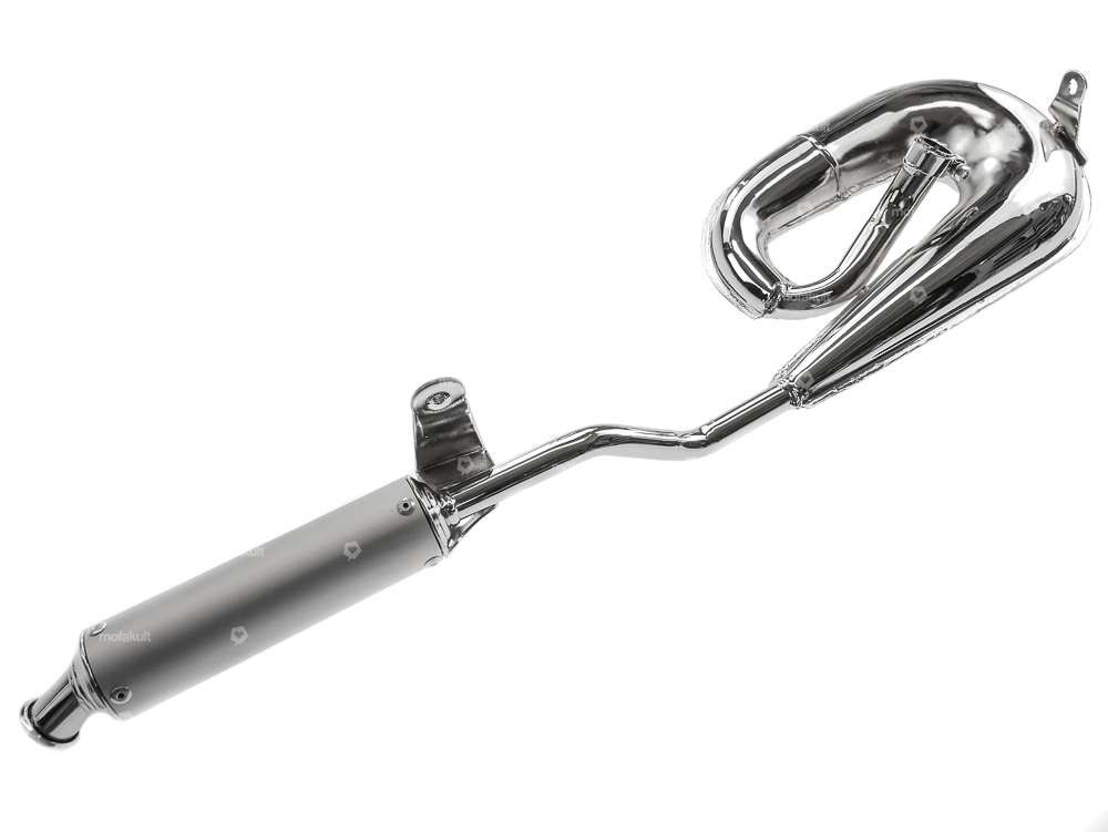 TECNO Circuit d'échappement chromé | Piaggio Ciao, Bravo Carousel Image 1