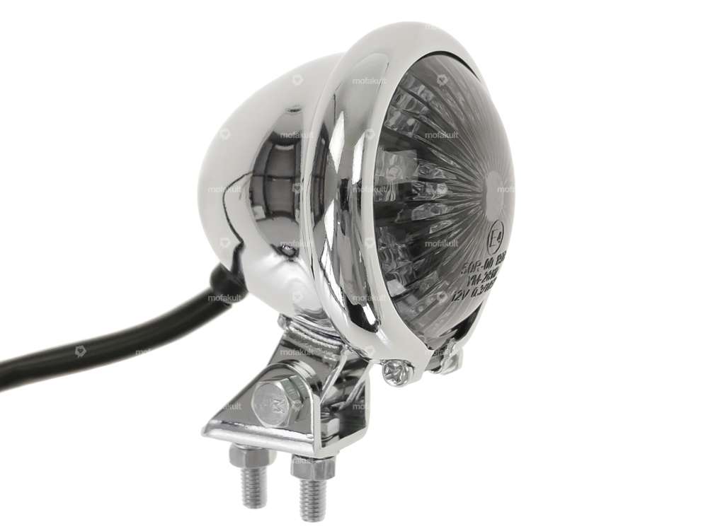 66HEROES Feu arrière "Minnesota" lentille teintée chrome Carousel Image 1