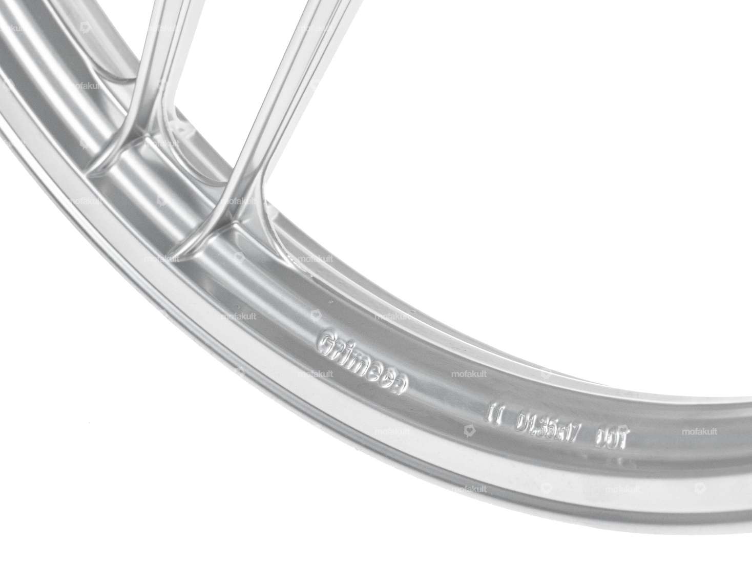 Cerchio Grimeca 17" argento fuso NOS | Puch Maxi Carousel Image 2