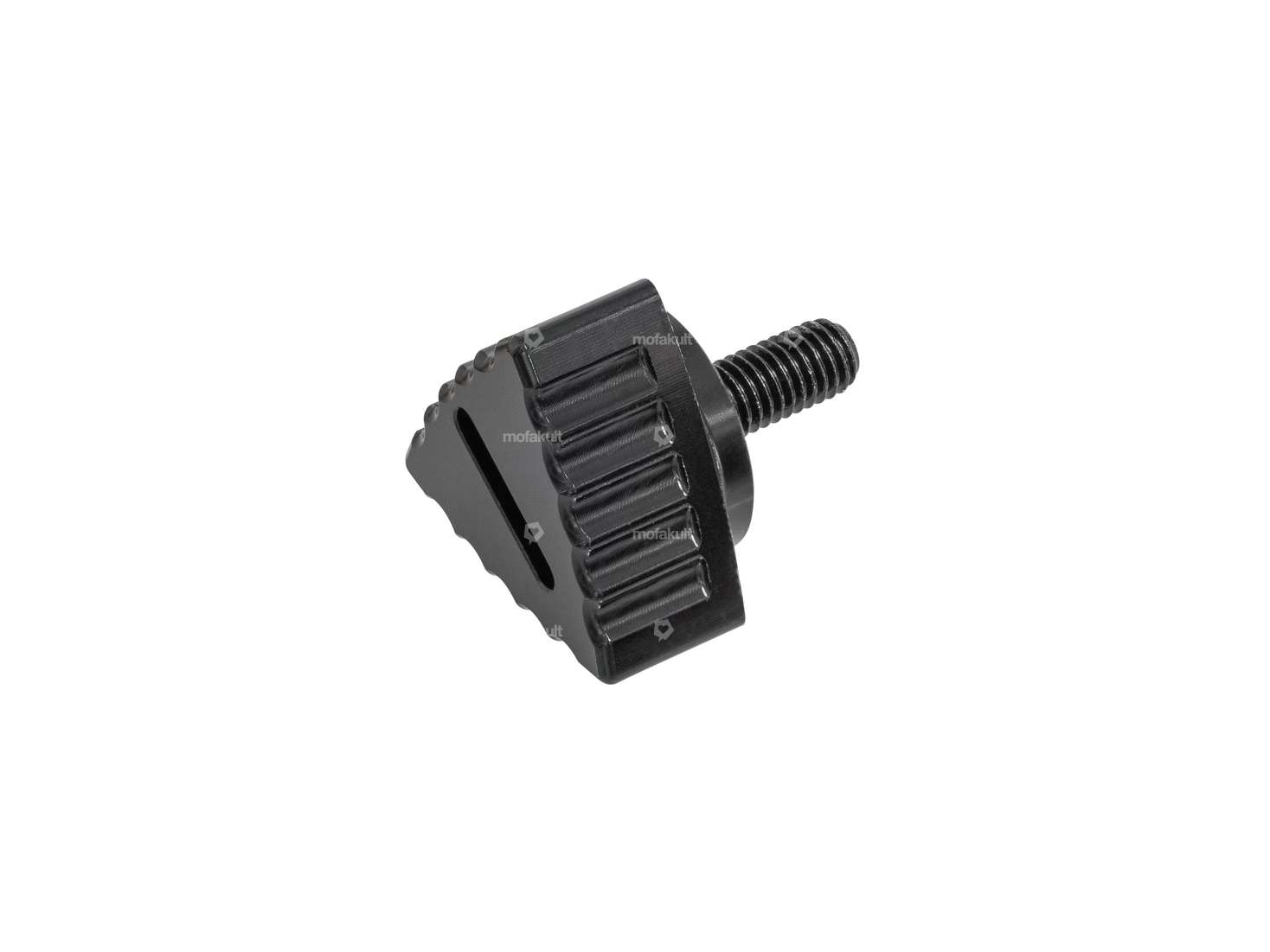 66HEROES vite di protezione laterale CNC 13 mm alluminio nero (materiale solido) Carousel Image 1