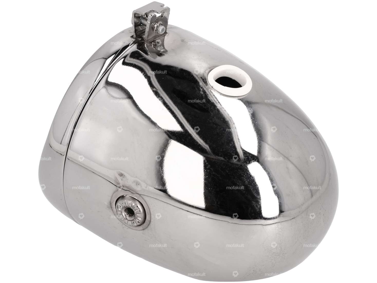 GUIA egg lamp Ø 13 cm chrome (with spoiler) Carousel Image 3