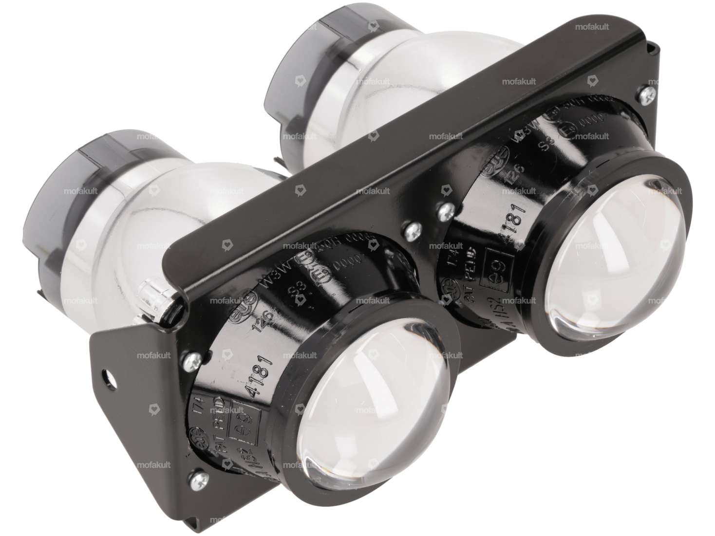 Doppel-Scheinwerfer schwarz original | Tomos Fun Sport´R, Sprint, Youngster, Racing Carousel Image 1