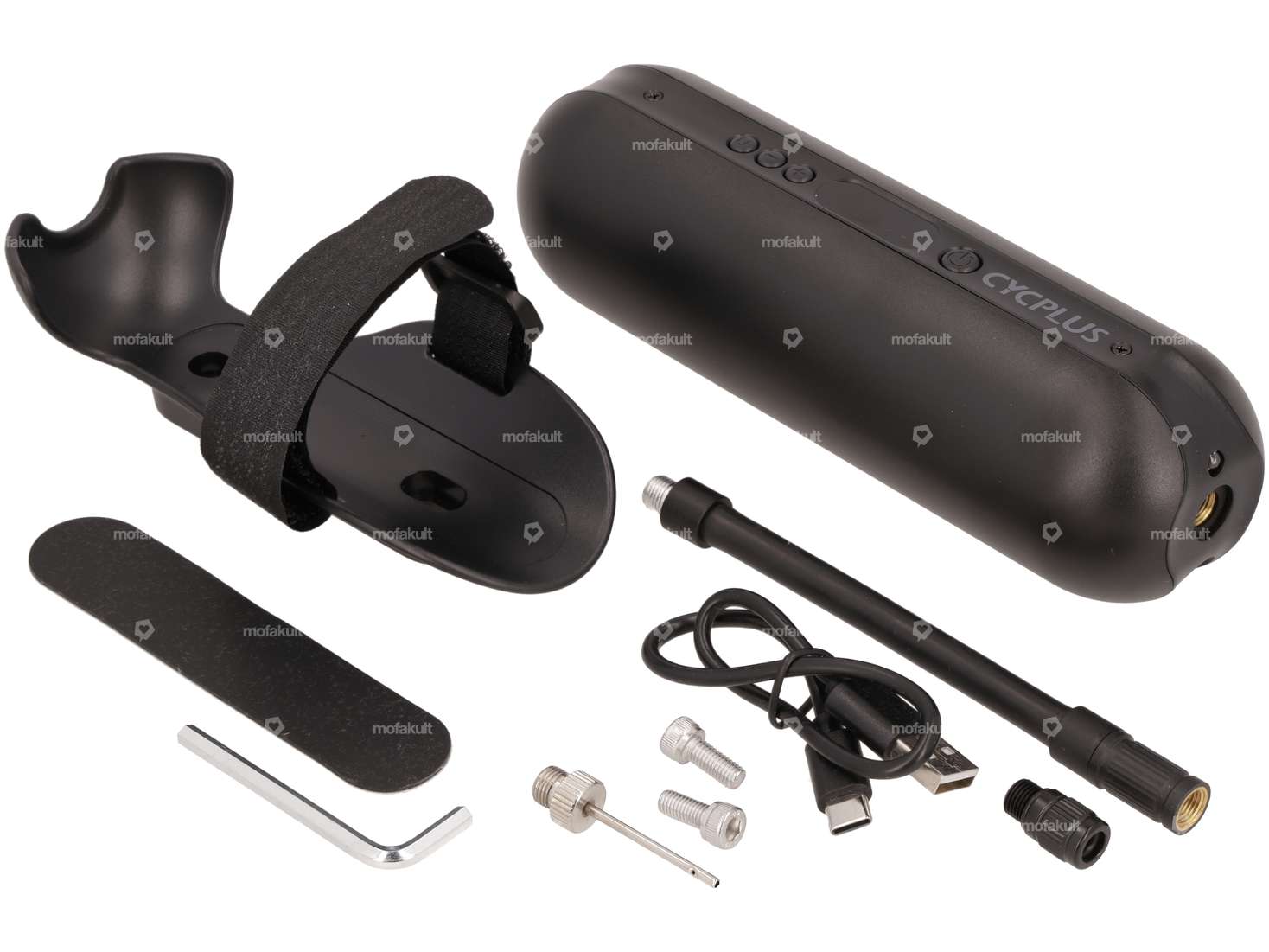 3in1 rechargeable air pump & power bank & flashlight Carousel Image 1