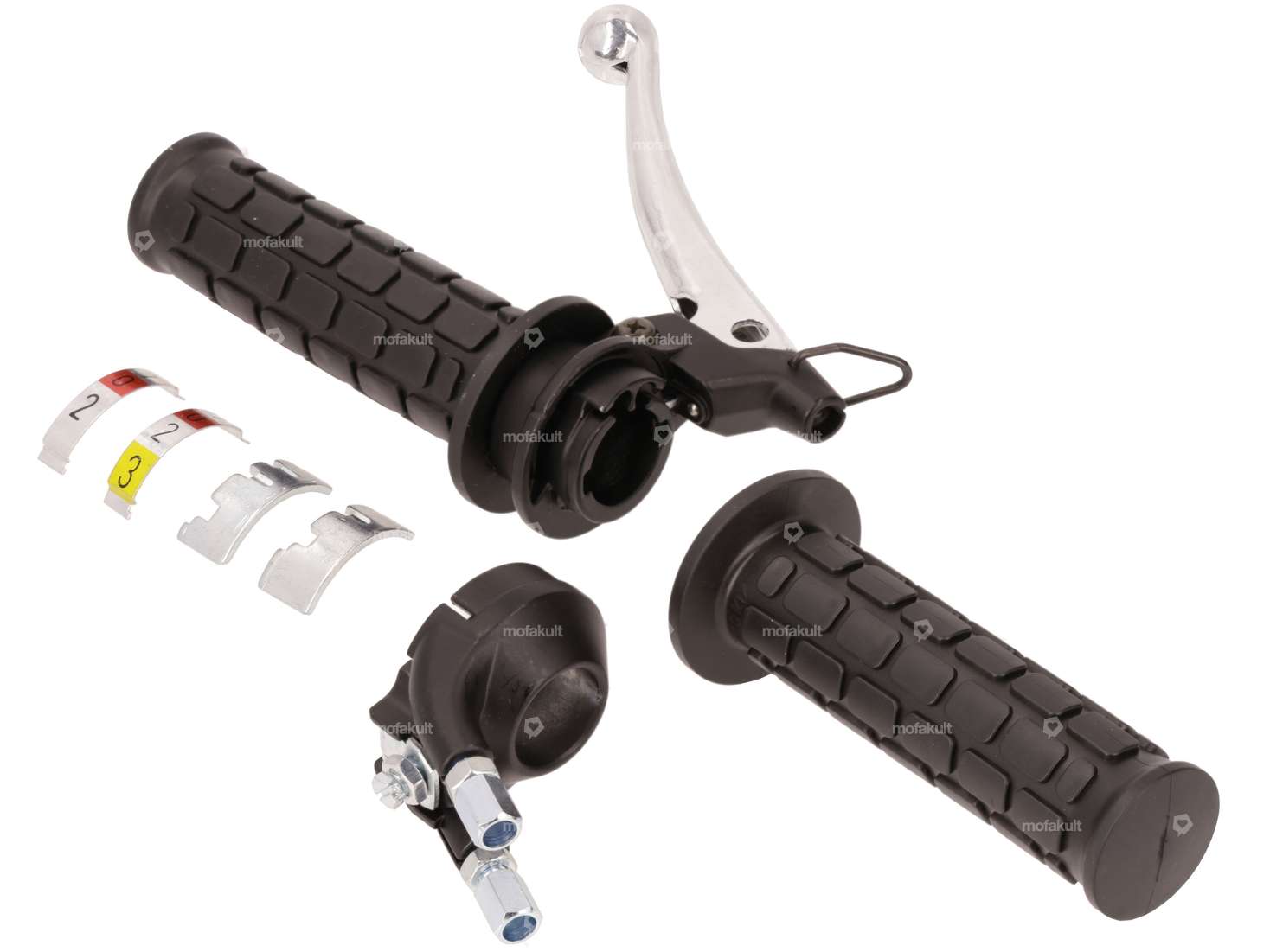 Leva del cambio a 2 / 3 velocità (replica Magura) nera Carousel Image 2