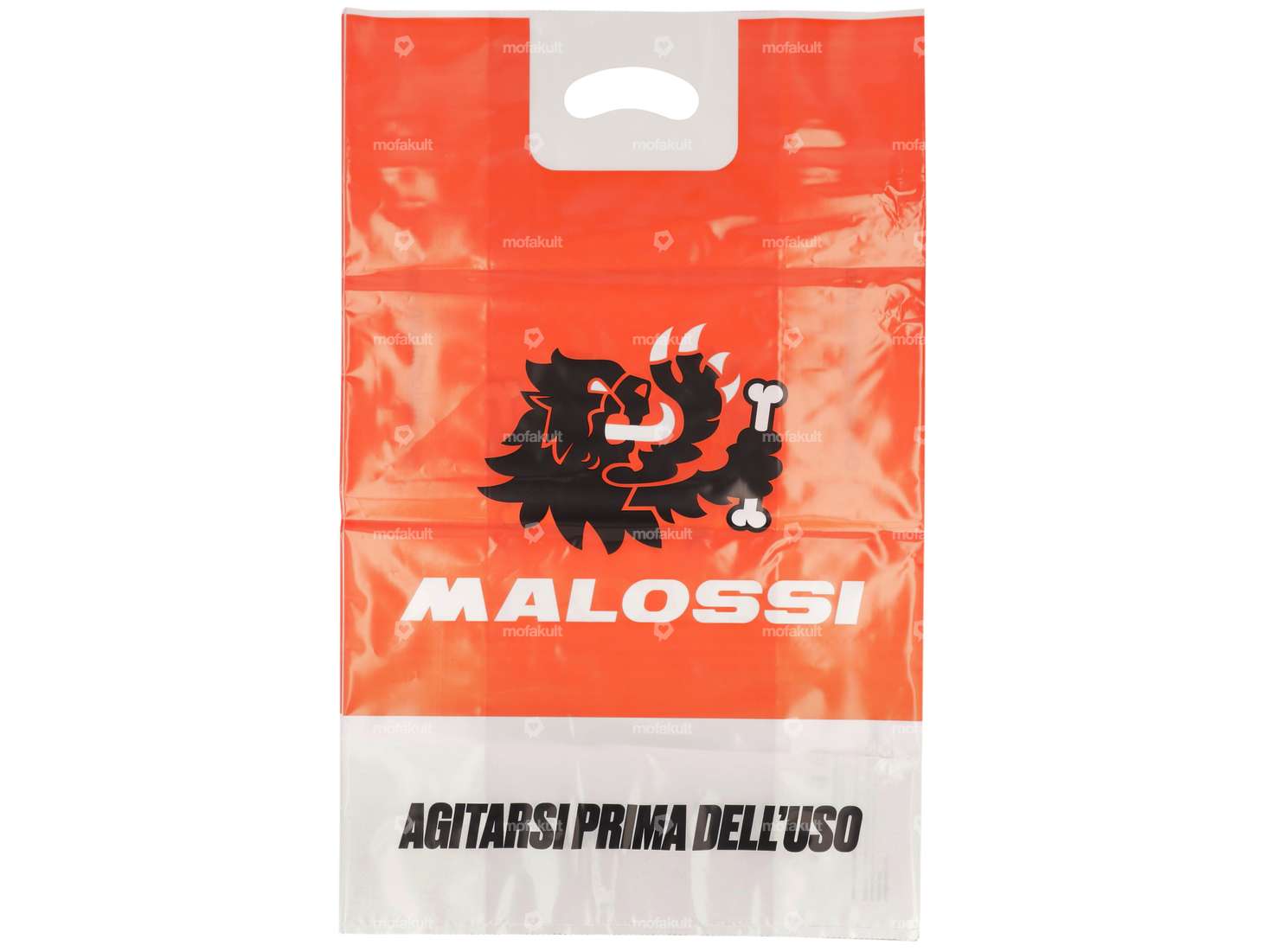 Borsa Malossi in plastica arancione Carousel Image 1