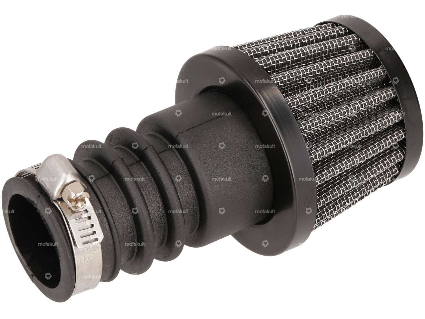 66HEROES Filtre à air champignon grille 28 - 32 mm noir Carousel Image 1