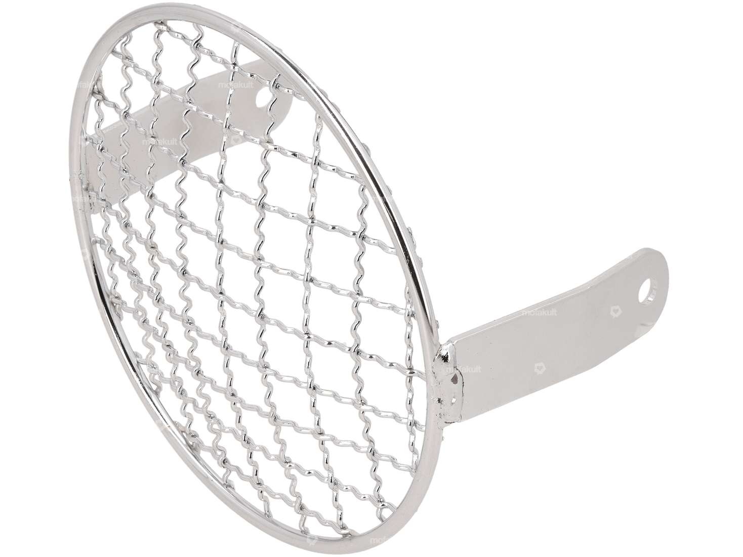 Grille de lampe ronde Chrome Carousel Image 1