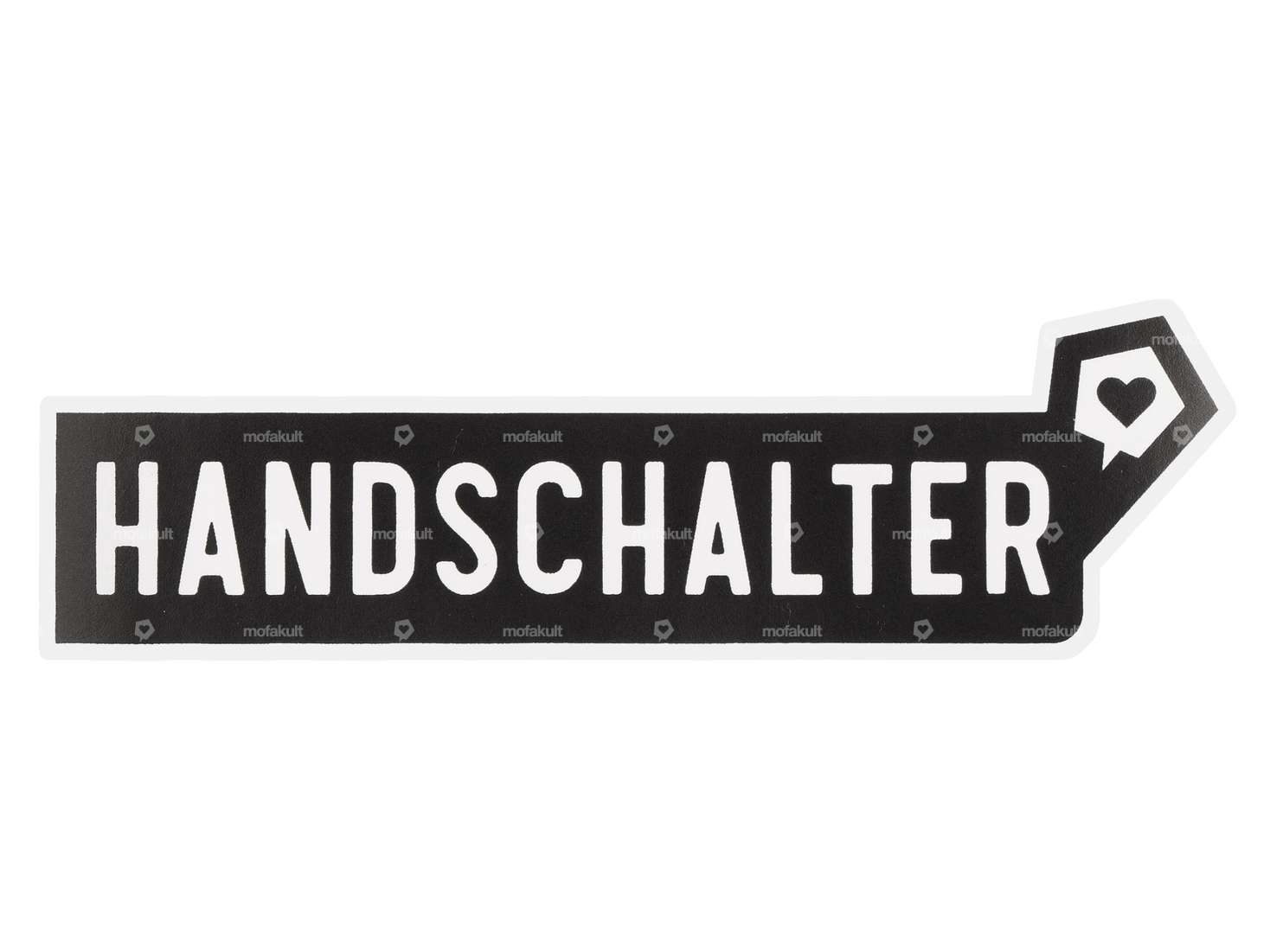 Adesivo mk-Merch "HANDSCHALTER" 25 x 100 mm Carousel Image 1