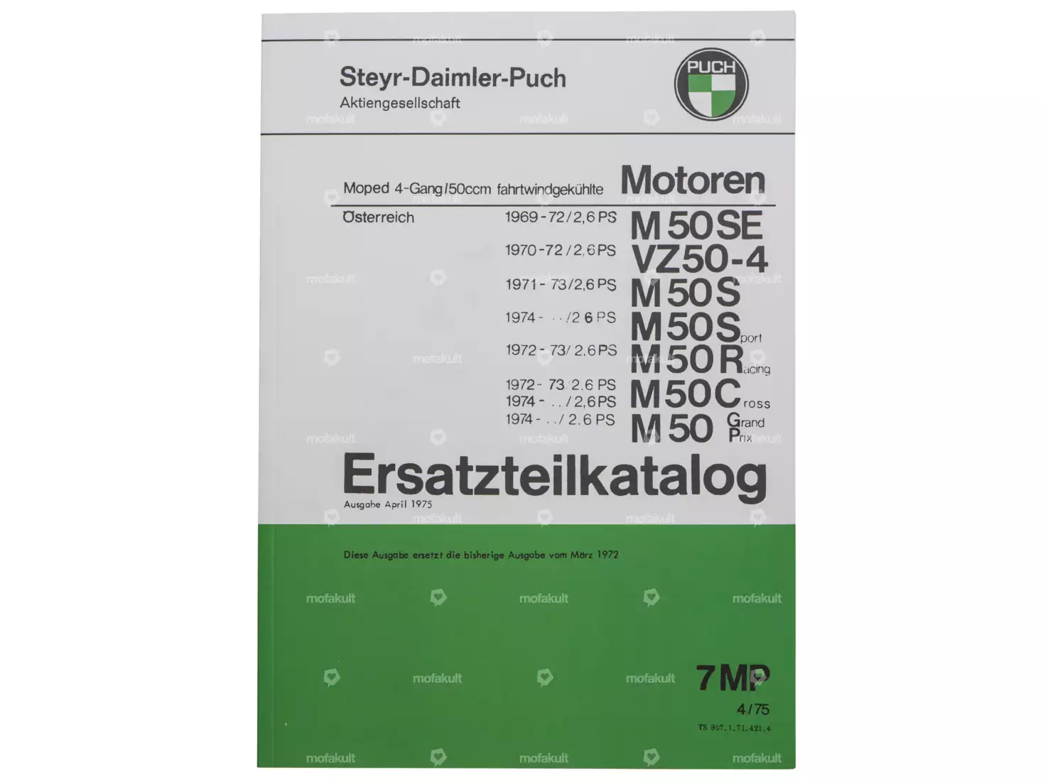 Catalogue De Pi ces D tach es Puch M50 VZ50 4 vitesses AT Mofakult catalogue-de-pi-ces-d-tach-es-puch-m50-vz50-4-vitesses-at-mofakult